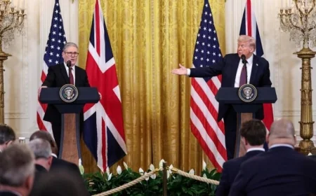 ترامب يلوح بإلغاء اتفاقية التجارة مع بريطانيا في هجوم جديد على كير ستارمر