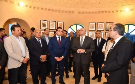 افتتاح مكتبة وورش إبداعية تحتفل بها الفيوم بالكتاب في قرية تونس