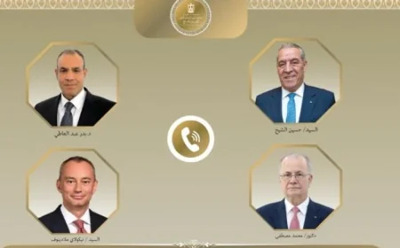 وزير الخارجية يناقش مع المسؤولين الفلسطينيين مستجدات الأوضاع في الأراضي الفلسطينية