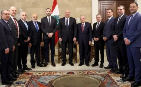 الرئيس اللبناني يؤكد عدم التنازل في المفاوضات ويشدد على أن الحروب تؤدي فقط إلى الدمار والتهجير