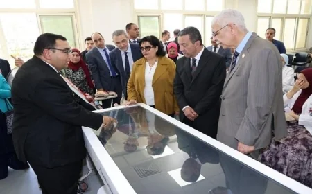 افتتاح المستشفى البيطري بالجامعة الأهلية في المنوفية بحضور المحافظ ورئيس الجامعة