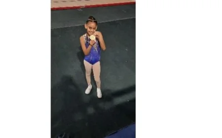 مريم عطا الله تحصد الذهب في بطولة الجمهورية للجمباز