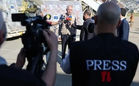 السفارة الفرنسية في لبنان تنقل 9 أطنان من المساعدات الإنسانية لصالح المحتاجين