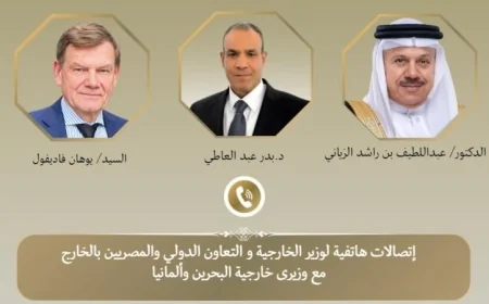 عبد العاطي يعقد مباحثات مع الوزراء البحريني والألماني حول الأوضاع الإقليمية وسبل التهدئة