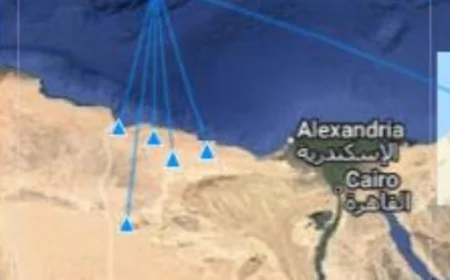 هزة أرضية بقوة 5 درجات شمال مرسي مطروح على بعد 407 كيلومترات
