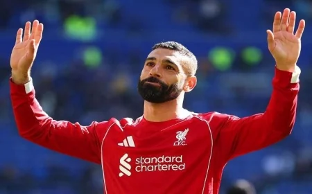 صلاح يسعى لتحطيم رقم رونالدو في مباراة كريستال بالاس