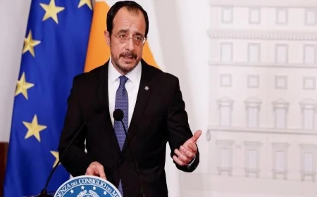 الرئيس القبرصي يدعو لدعم الحوار بين الاتحاد الأوروبي ودول المنطقة لتعزيز التعاون المشترك