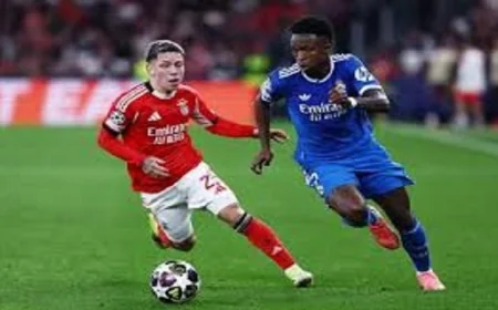 يويفا يفرض عقوبة صارمة على مدافع بنفيكا إثر أزمة فينيسيوس