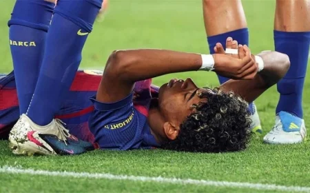 فليك يعلن انتهاء موسم يامال مع برشلونة ويشدد على صعوبة مواجهة خيتافي