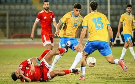 مودرن سبورت يحقق انتصاراً ساحقاً على الإسماعيلي بثنائية أرنولد وعمار في الدوري