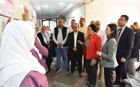 نائب وزير الصحة تتابع تطوير المنشآت الصحية في محافظة البحيرة وتعقد اجتماعات موسعة