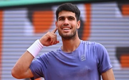 ألكاراز يعتذر عن المشاركة في بطولتي رولان جاروس وروما بسبب الإصابة