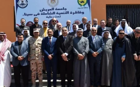 قنصوة تحقق نقلة نوعية في التعليم العالي بسيناء وجامعة العريش كأحد نماذج التنمية المستدامة