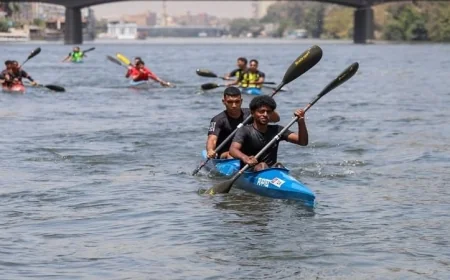 بطولة الجمهورية للكانوي والكياك 2026 تختتم بنجاح باهر