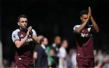 فولهام يفاجئ أستون فيلا بهدف سيسينيو ويحفز المنافسة على المراكز الأربعة الأولى