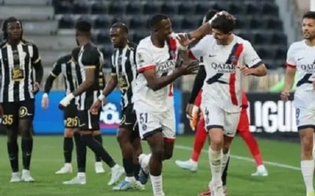 سان جيرمان يستعرض قوته بفوز ساحق على آنجيه بالبدلاء قبل مواجهة بايرن