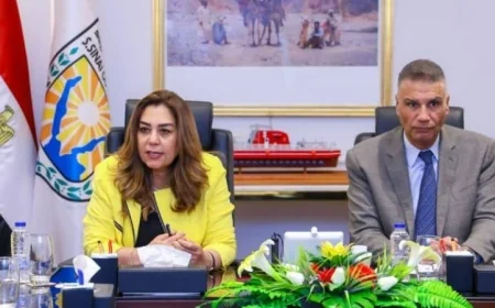 عوض تناقش مع محافظ جنوب سيناء تطورات مشروع جرين شرم وأهم خطواته التنفيذية