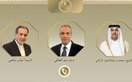 وزير الخارجية يتعاون مع رئيس وزراء قطر ووزير خارجية إيران لتعزيز جهود التهدئة في المنطقة