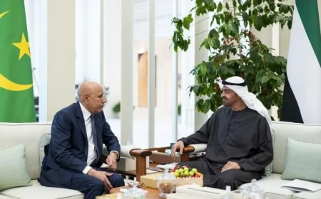 الإمارات وموريتانيا تبحثان سبل تعزيز التعاون ومواجهة التحديات الإقليمية