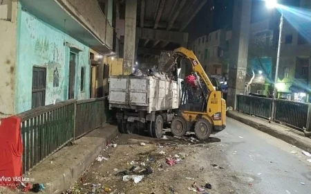 جولة ليلية لمحافظ الجيزة لمتابعة جودة الخدمات والانضباط في القصبجي والمنيب