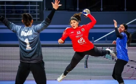 مواجهتان مثيرتان اليوم في نصف نهائي كأس مصر لكرة اليد للسيدات