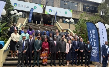 الدكتور خالد عبدالغفار يتألق في افتتاح قمة الصحة العالمية في نيروبي بالصورة