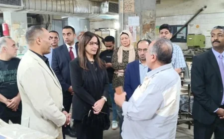وزيرة الثقافة تفاجئ الهيئة المصرية العامة للكتاب بزيارة مفاجئة
