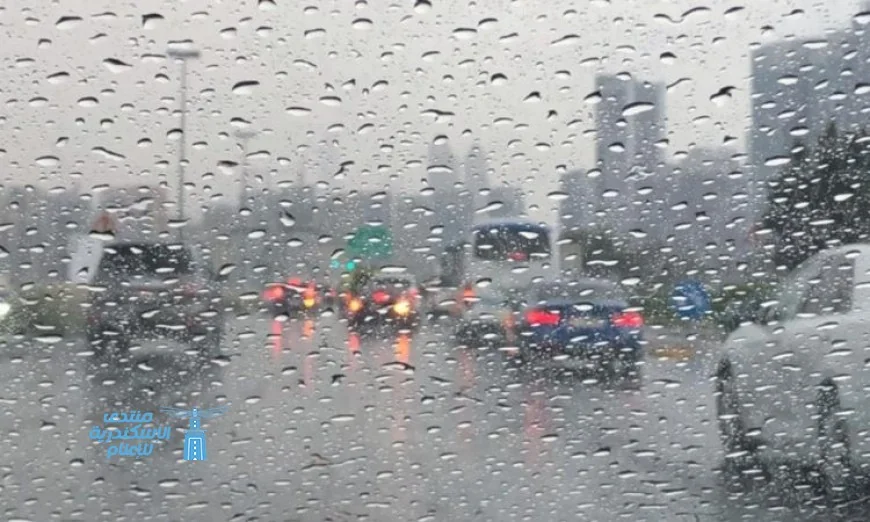 أمطار خفيفة متواصلة في القاهرة الكبرى ووجه بحري وشمال الصعيد