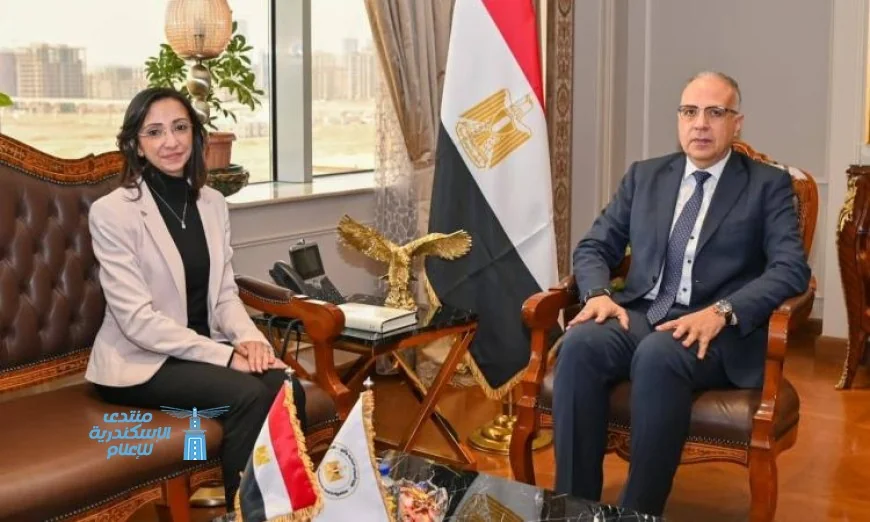 وزير الري ومحافظ البحيرة يناقشان أوضاع المنظومة المائية في المحافظة