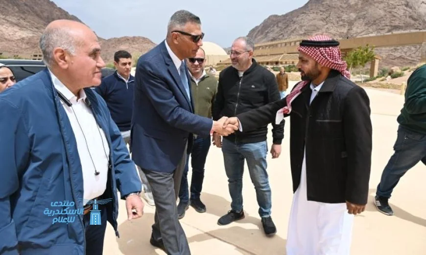 صور مشروع التجلي الأعظم في جنوب سيناء هدية مصر للعالم ونقلة نوعية شاملة