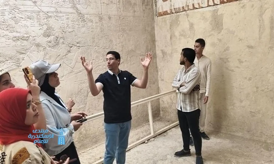 كلية آثار الفيوم تختتم رحلتها التعليمية المميزة لطلابها في الأقصر وأسوان