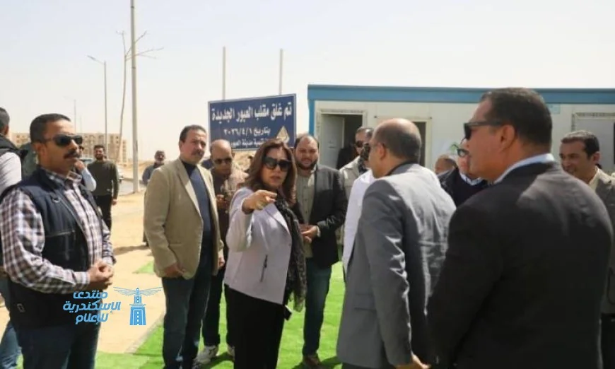 وزيرة التنمية المحلية تبدأ أعمال غلق وتطوير مقلب العبور الجديدة لتعزيز البيئة والصحة العامة