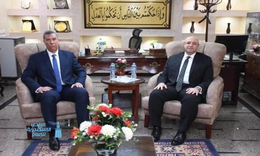 محافظ الفيوم يتباحث مع رئيس المحكمة الابتدائية والمحامي العام لتعزيز التعاون المشترك