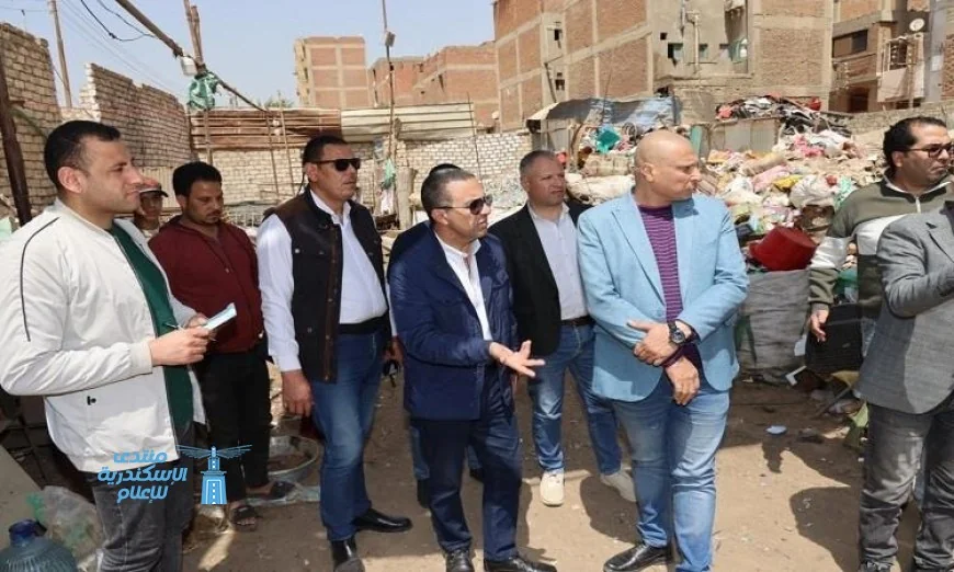 محافظ المنوفية يوجه لأهمية حصر مخازن فرز القمامة والخردة في المحافظة