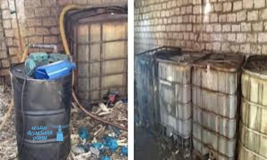 ضبط 4 أطنان سولار في مخزن بأسوان كانت مخصصة للبيع في السوق السوداء