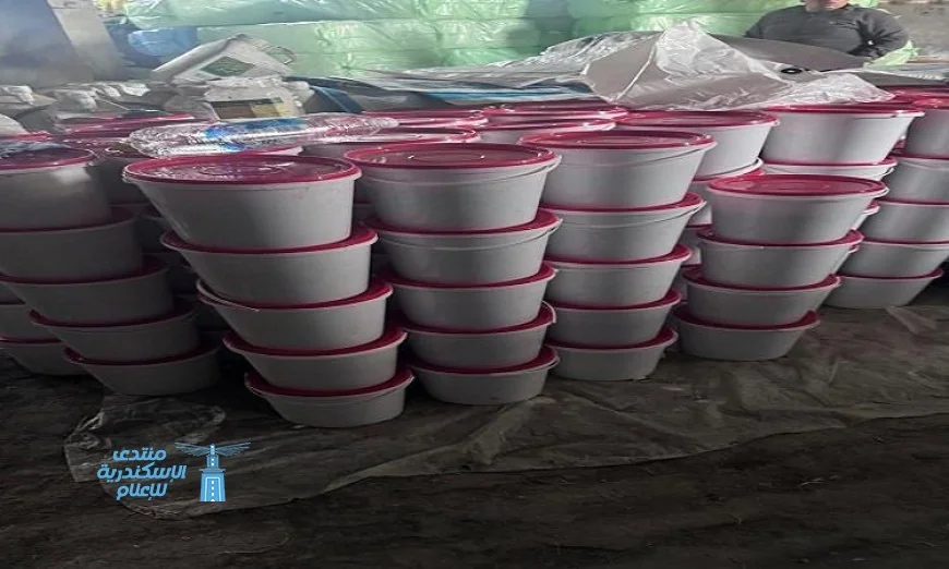 ضبط 18 طن من ملح الطعام والأسمدة والمواد الخام المغشوشة في المنوفية