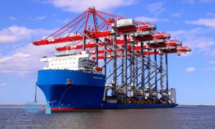 وزير النقل يعلن وصول 9 أوناش رصيف عملاقة وساحة جديدة للمحطة متعددة الأغراض في سفاجا 2