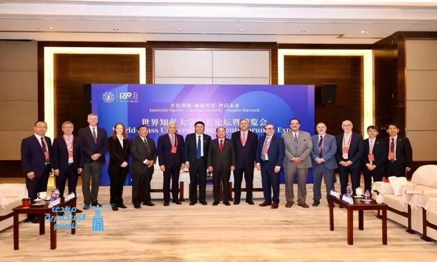 جامعة بنها تتألق في الملتقى الدولي لتحالف رؤساء الجامعات على طريق الحرير