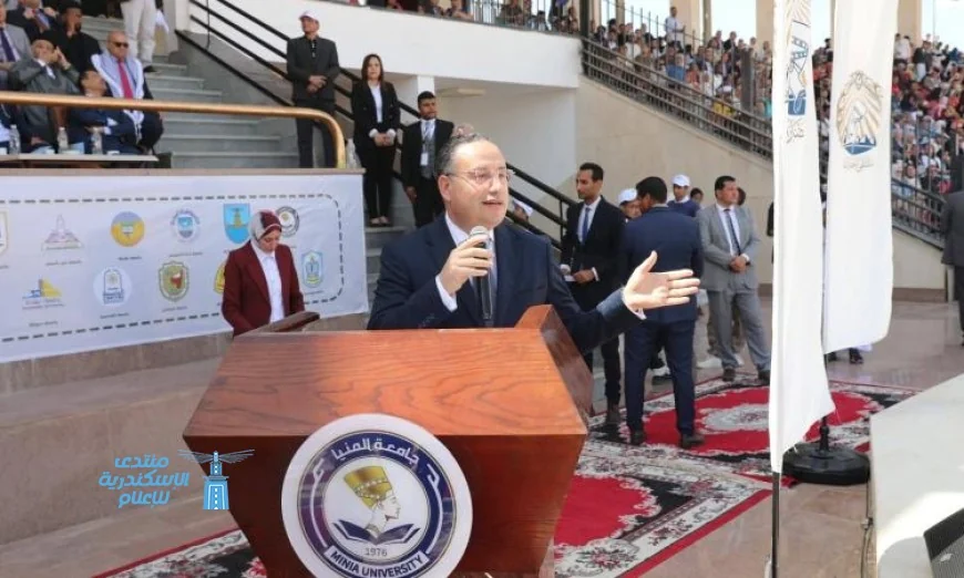 وزير التعليم العالي يشارك في اختتام ملتقى الحضارات بجامعة المنيا