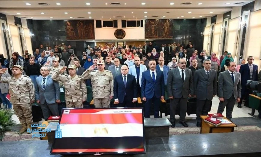 تكريم أسر الشهداء ومصابي الحرب من قبل محافظ الغربية ومدير المحاربين القدماء