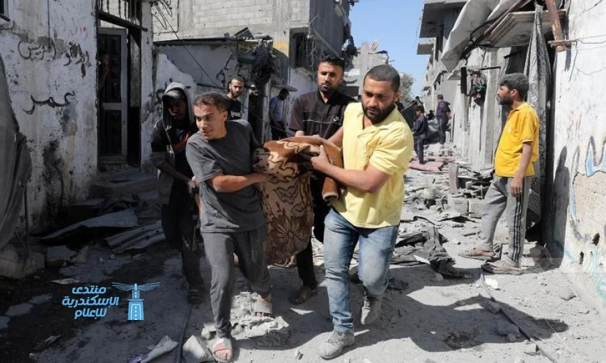 استشهاد 6 فلسطينيين وإصابة العديد في قصف الاحتلال لمخيم البريج وخان يونس في غزة