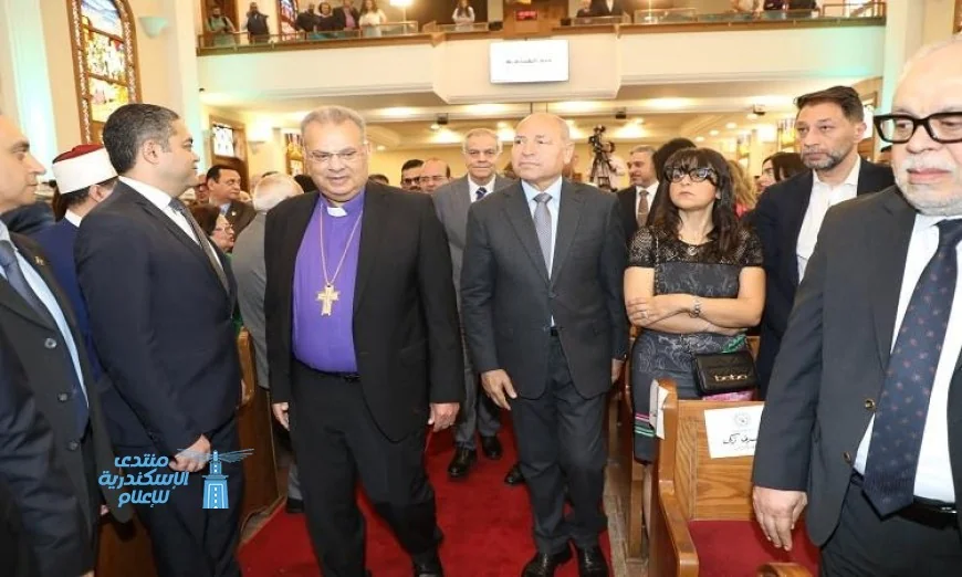 محافظ القاهرة يشارك في احتفالات الطائفة الإنجيلية بعيد القيامة المجيد