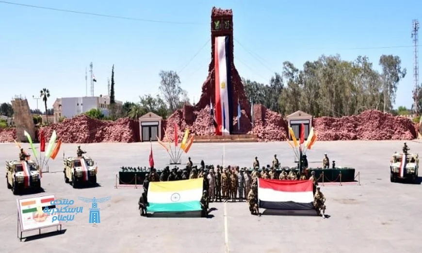 التدريب المصري الهندي المشترك إعصار-4 يبدأ فعالياته تحت إشراف المتحدث العسكري