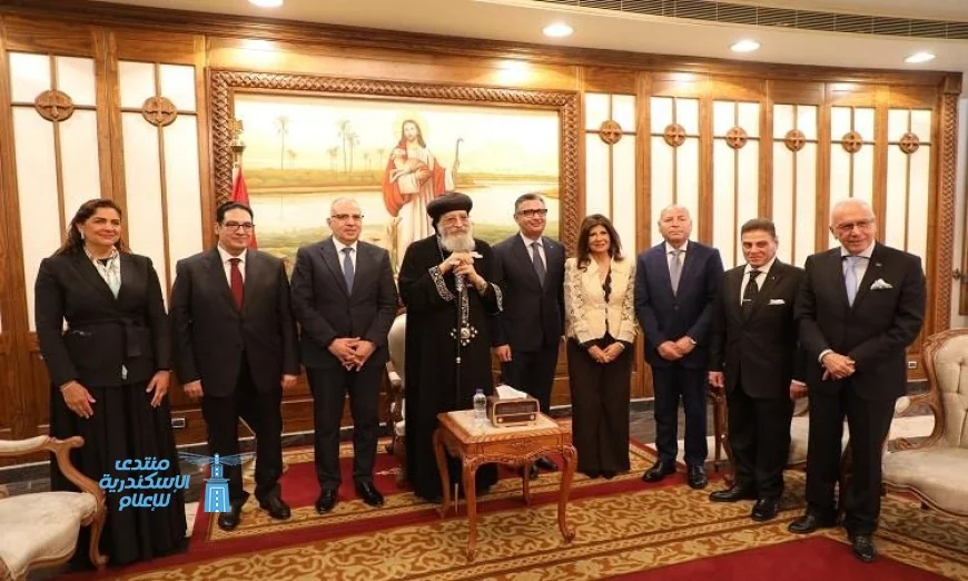 زيارة محافظ القاهرة إلى البابا تواضروس الثاني في المقر الباباوي بالعباسية