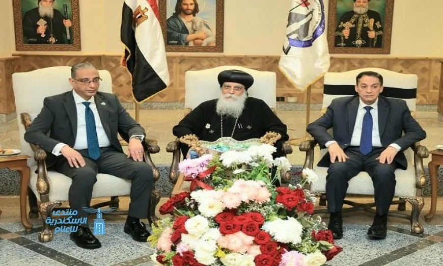 محافظ الجيزة يهنئ مطرانية أكتوبر وأوسيم بعيد القيامة المجيد خلال زيارة مميزة