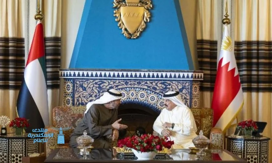 عاهل البحرين ورئيس الإمارات يناقشان مستجدات الشرق الأوسط وتأثيراتها المستقبلية