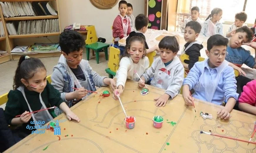 مكتبة مصر العامة بدمنهور تحتفل بشم النسيم من خلال فعاليات ترفيهية ممتعة