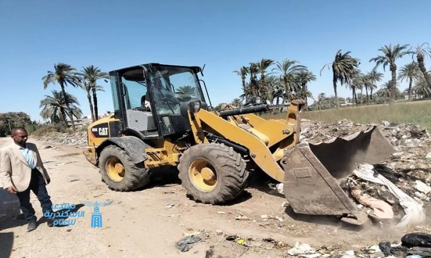 حملات نظافة وإزالة الإشغالات وتجديد الشوارع في مركز الفيوم وإطسا لتحسين البيئة المحلية