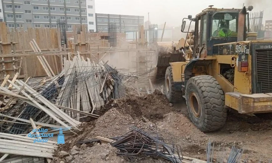 حملات شاملة في الإسكندرية لمكافحة ظاهرة البناء العشوائي