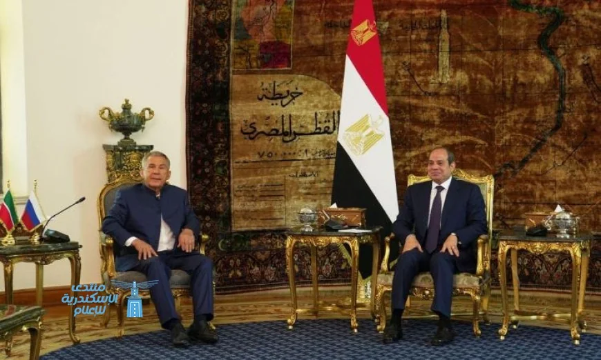 الرئيس السيسي يؤكد على عمق العلاقات الاستراتيجية بين مصر وروسيا الاتحادية في صور جديدة
